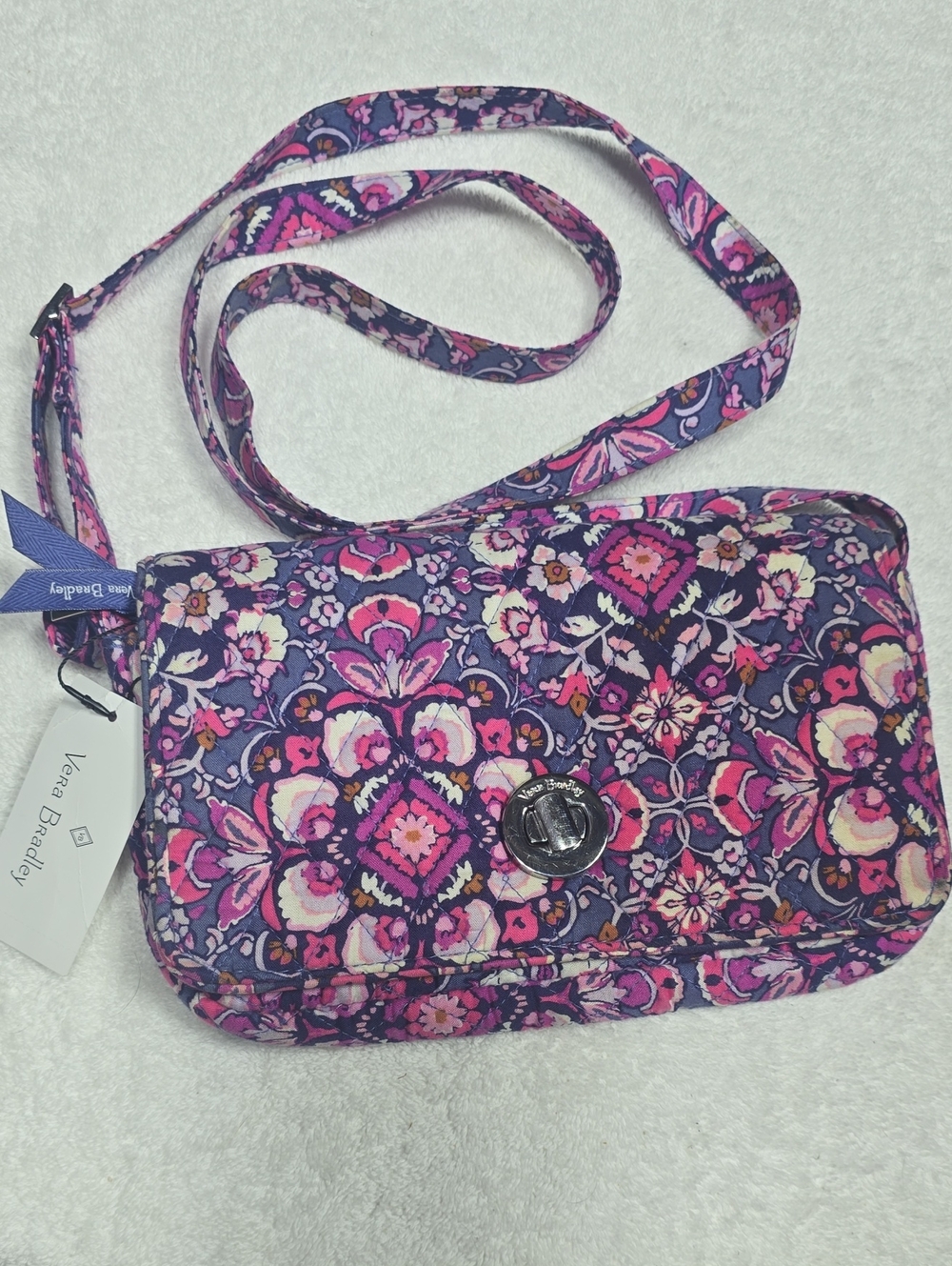 NWT Vera Bradley Turnlock Crossbody